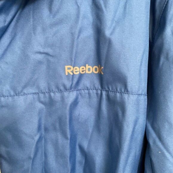 Reebok Relaxed Mesh Tracksuit Jacket Blue NWT XL - Picture 4 of 8